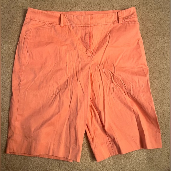 Talbots Peach/Orange Perfect Shorts size 10 - Picture 3 of 8
